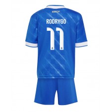 Real Madrid Rodrygo Goes #11 Tredjedraktsett Barn 2025-26 Kortermet (+ korte bukser)